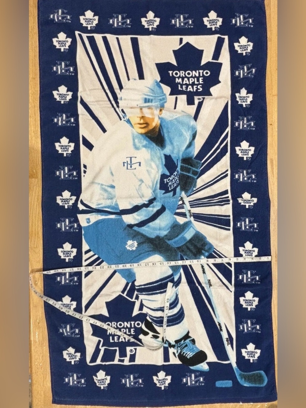 Vintage Toronto Maple Leafs Beach Towel Rare Large Size Big NHL Hockey Merch